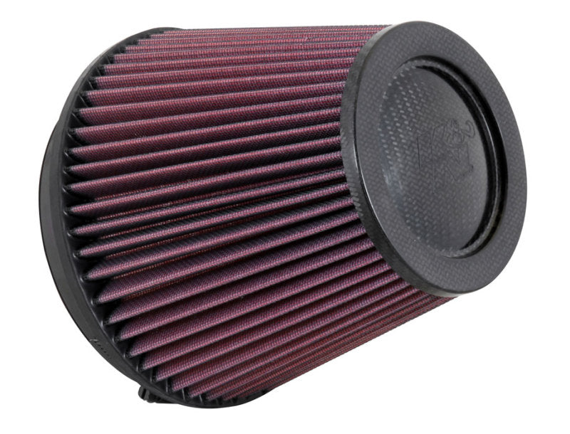 Load image into Gallery viewer, K&amp;N Filter Universal Air Filter Carbon Fiber Top With 6in Flange x 7.5in Base x 6in H
