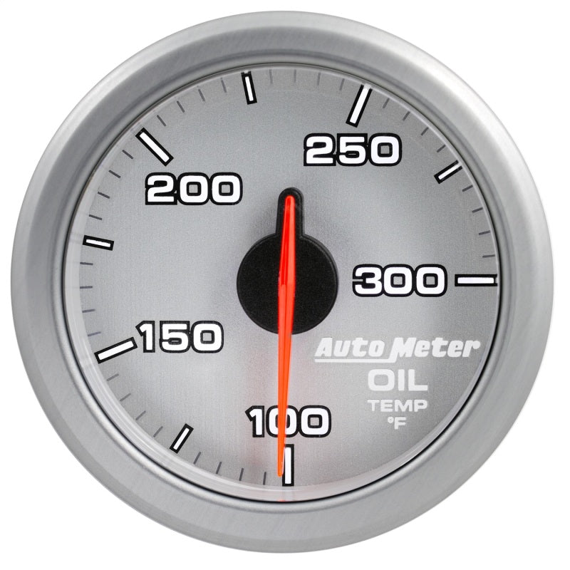 Load image into Gallery viewer, Autometer Airdrive 2-1/6in Oil Temp Gauge 100-300 Degrees F - Silver
