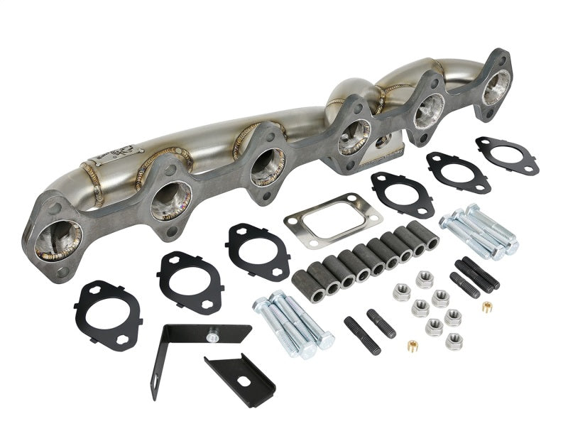 Load image into Gallery viewer, aFe Twisted Steel Header w/ Turbo Manifold 03-07 Dodge Diesel L6-5.9L
