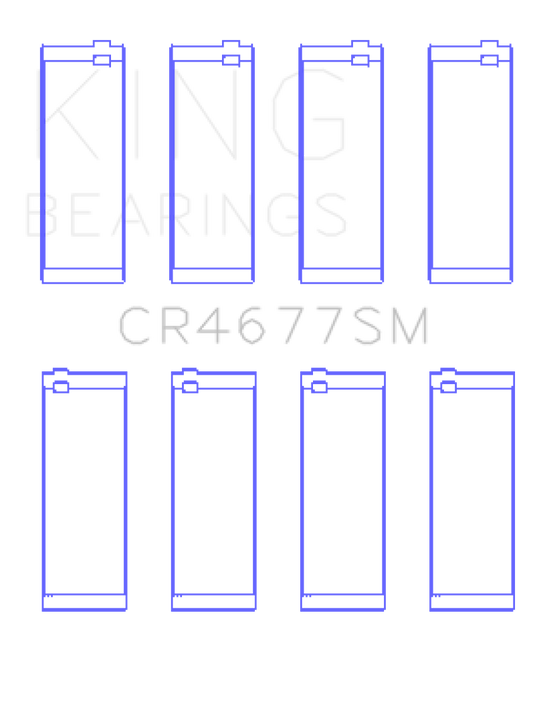 King Engine Bearings Opel 1.6L Turbo A16LET/A16NET/Z16LET (Size STD) Connecting Rod Bearing Set