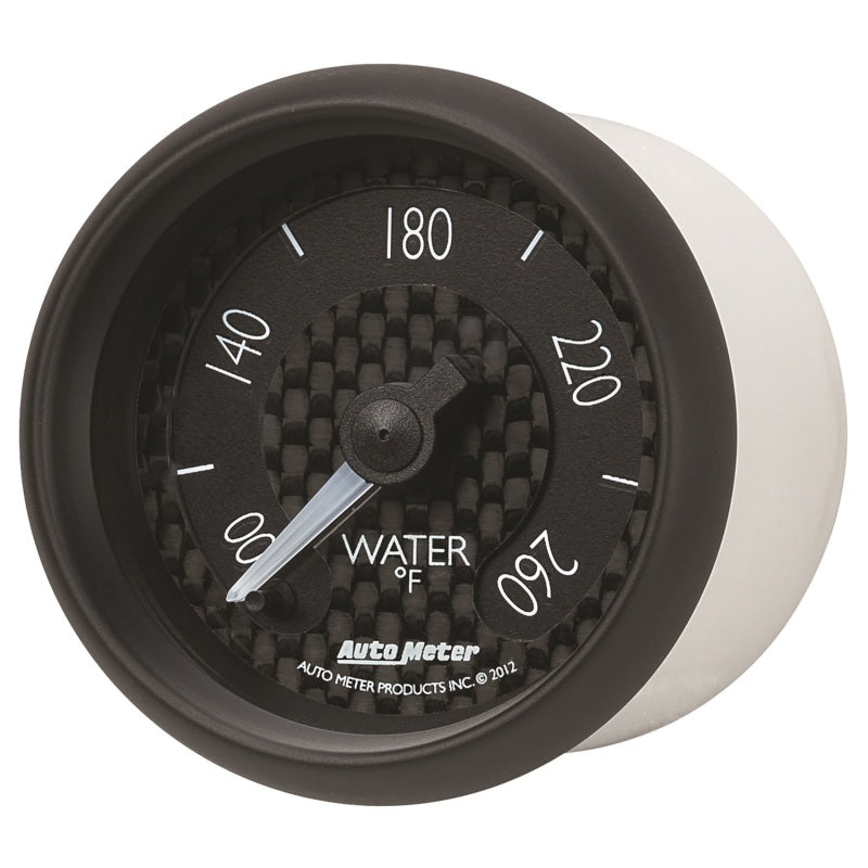 Load image into Gallery viewer, Autometer GT Series 52mm Full Sweep Electronic 100-260 Deg F Water Temperature Gauge
