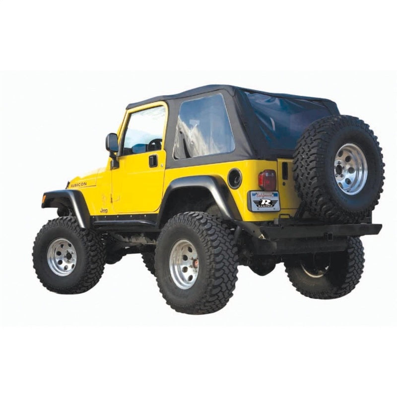 Load image into Gallery viewer, Rampage 1997-2006 Jeep Wrangler(TJ) Excludes LJ Unlimited Frameless Soft Top Kit - Black Diamond
