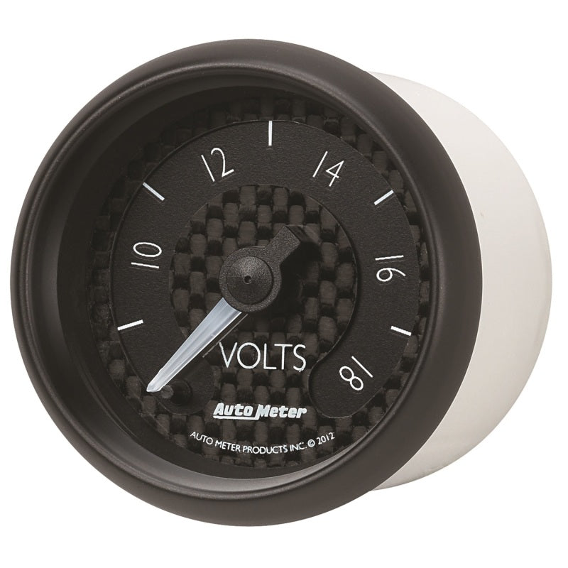 Load image into Gallery viewer, Autometer GT Series 52mm Full Sweep Electronic 8-18 Volts Voltmeter
