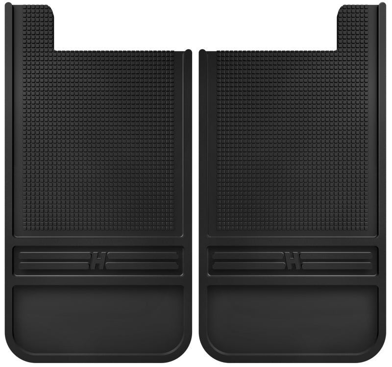 Load image into Gallery viewer, Husky Liners Universal 12in Wide Black Rubber Rear Mud Flaps w/o Weight
