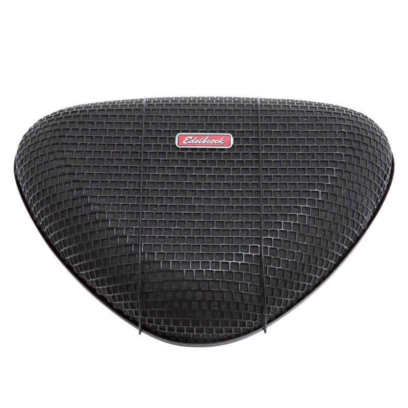 Load image into Gallery viewer, Edelbrock Air Cleaner Pro-Flo 1000 Series Triangular Steel Top 11 375In X 8 375In X 3In Black
