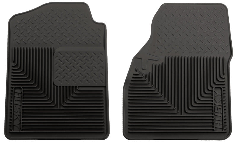 Load image into Gallery viewer, Husky Liners 00-06 Chevy Silverado/Suburban/GMC Sierra/Yukon Heavy Duty Black Front Floor Mats
