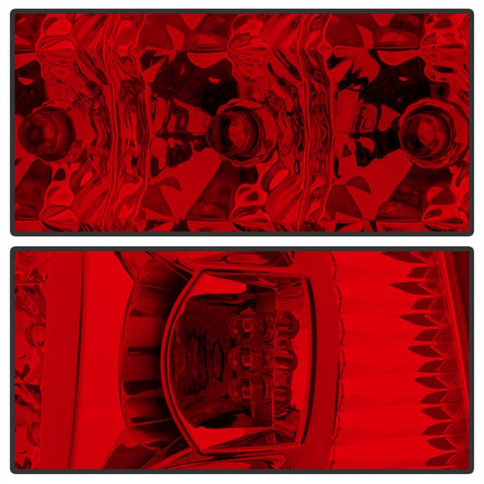 xTune Ford F150 Styleside 97-03 Super Duty 99-07 LED Tail Lights Red Smoke ALT-ON-FF15097-LED-RC