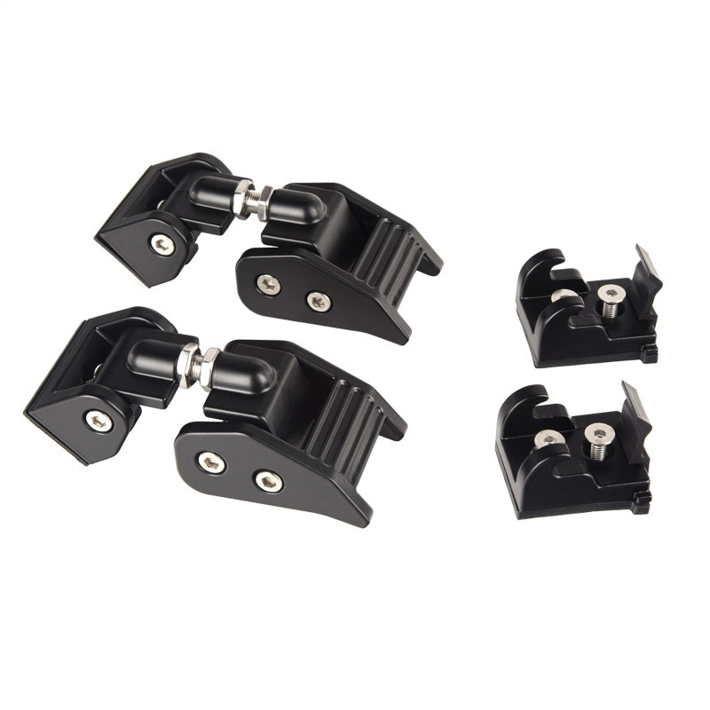 Load image into Gallery viewer, Rugged Ridge 07-18 Jeep Wrangler JK Black Hood Catches
