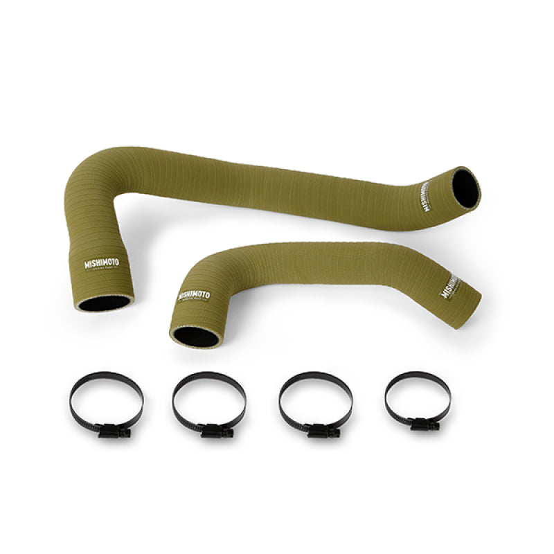 Load image into Gallery viewer, Mishimoto 97-06 Jeep Wrangler 6cyl Silicone Hose Kit Olive Drab
