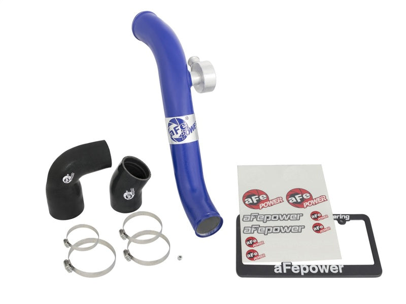 Load image into Gallery viewer, aFe Bladerunner Intercoolers I/C (Hot Side) - Blue 15-16 Ford Mustang L4-2.3L (t)
