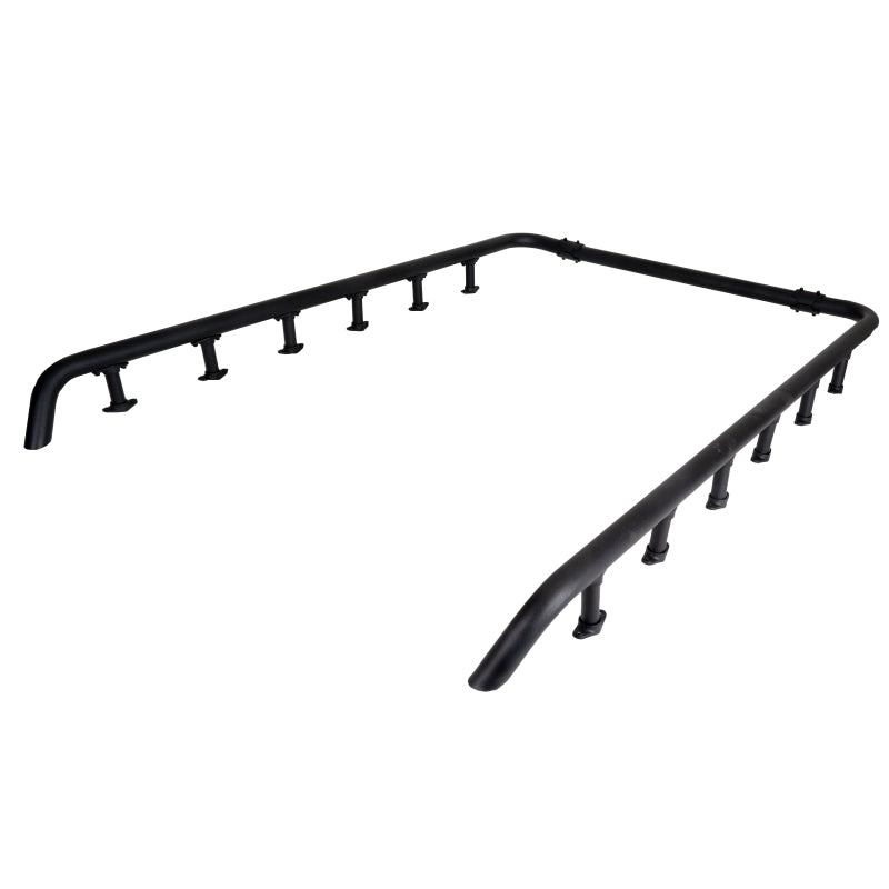 Load image into Gallery viewer, Go Rhino SRM500 Tri-Rail Kit (For 75in. Long Rack) - Tex. Blk (Rails ONLY - Req. Platform)
