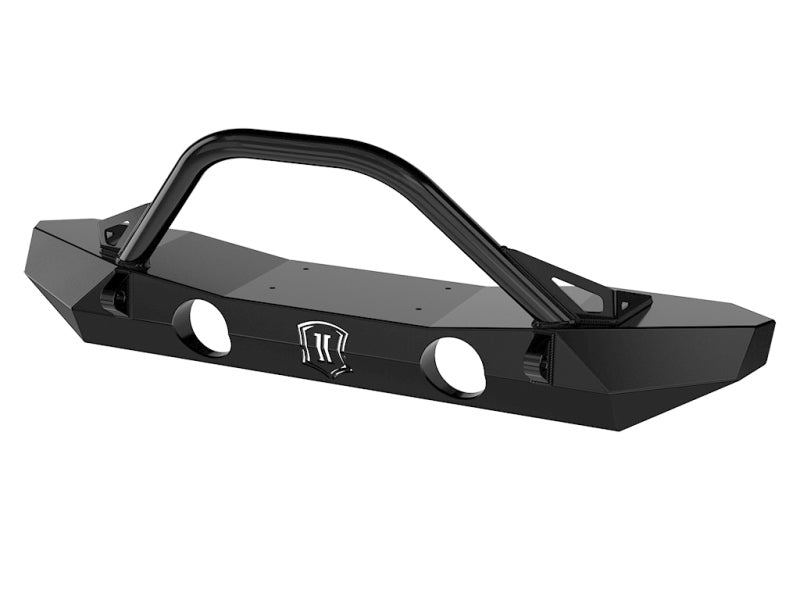 Load image into Gallery viewer, ICON 07-18 Jeep Wrangler JK Pro Series Mid Width Front Bumper w/Bar/Tabs
