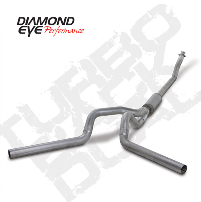 Load image into Gallery viewer, Diamond Eye KIT 4in Turbo Back DUAL AL: 94-02 DODGE CUMMINS 5.9L
