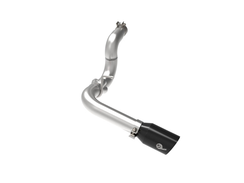 Load image into Gallery viewer, aFe 20-21 Jeep Wrangler Large Bore-HD 3in 304 Stainless Steel DPF-Back Exhaust System - Black Tip
