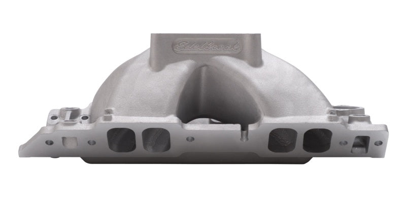 Load image into Gallery viewer, Edelbrock Manifold BBC Short Deck Super Victor 565 Conventional Rect Port Heads
