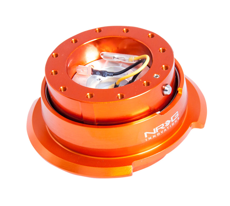 Load image into Gallery viewer, NRG Quick Release Kit Gen 2.8 - Orange Body / Titanium Chrome Ring
