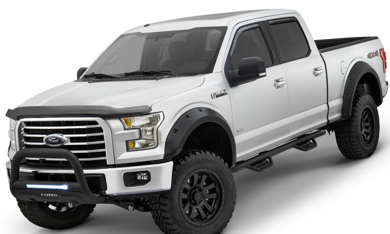 Load image into Gallery viewer, Lund 15-18 Ford F-150 SuperCrew Terrain HX Step Nerf Bars - Black
