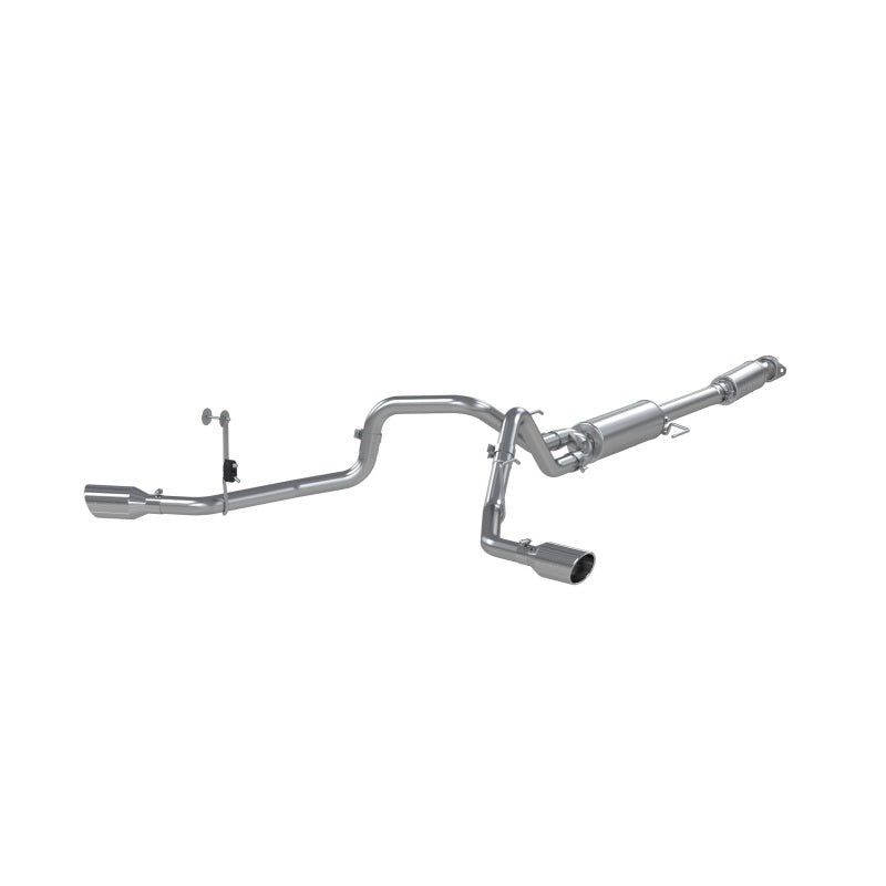 Load image into Gallery viewer, MBRP 2021+ Ford F150 2.7L/3.5L/5.0L 3in Aluminized Steel Cat-Back 2.5in Dual Split Side Exhaust
