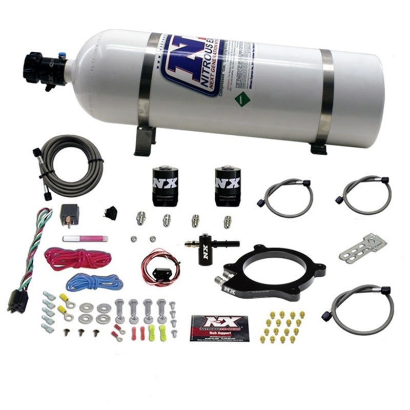 Load image into Gallery viewer, Nitrous Express Chevrolet Corvette/Camaro LT4 Supercharged 6.2L Nitrous Plate System w/15lb Bottle
