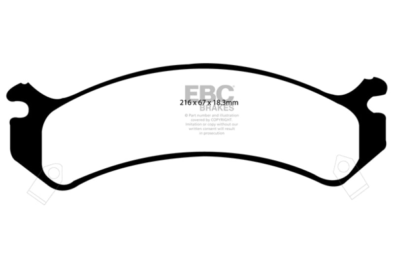 Load image into Gallery viewer, EBC 02 Chevrolet Avalanche 8.1 (2500) Extra Duty Front Brake Pads
