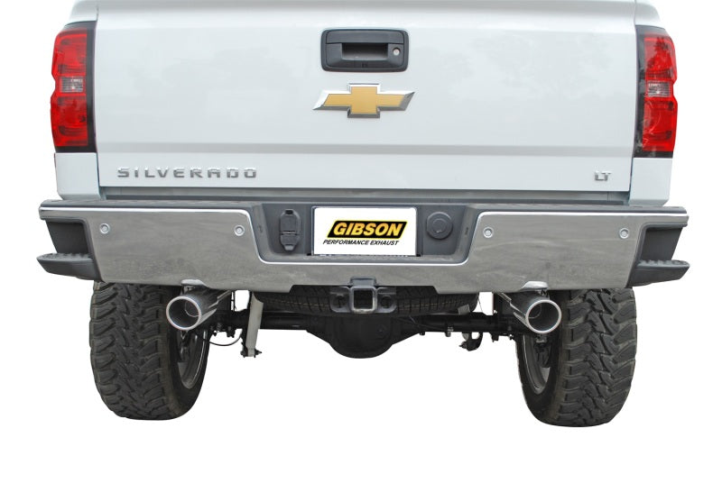 Load image into Gallery viewer, Gibson 14-18 Chevrolet Silverado 1500 LT 5.3L 3in/2.25in Cat-Back Dual Split Exhaust - Stainless
