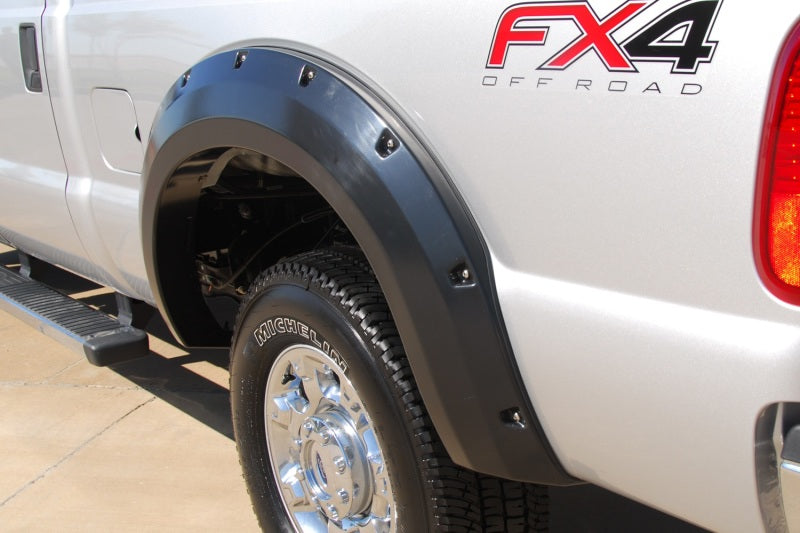 Load image into Gallery viewer, Lund 11-16 Ford F-250 Super Duty RX-Rivet Style Smooth Elite Series Fender Flares - Black (2 Pc.)
