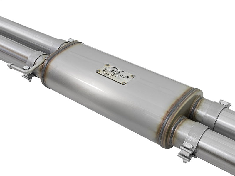 Load image into Gallery viewer, aFe MACHForce XP Exhaust Cat-Back SS-409 2017 Ford F-150 Raptor V6-3.5L (tt) w/ Polished Tips
