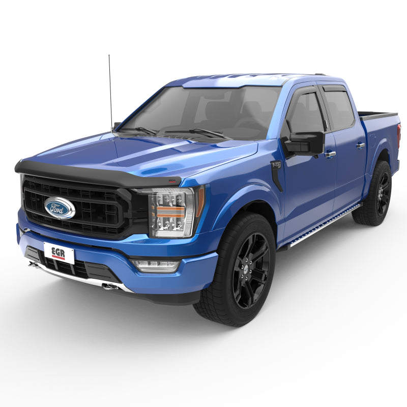 Load image into Gallery viewer, EGR 2021+ Ford F150 Superguard Hood Shield - Matte Black (303581)
