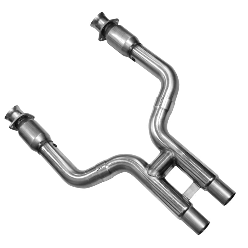 Load image into Gallery viewer, Kooks 11-14 Ford Mustang GT 5.0L 4V 3in x 2 3/4in OEM Exhaust GREEN Cat H Pipe Kooks HDR Req
