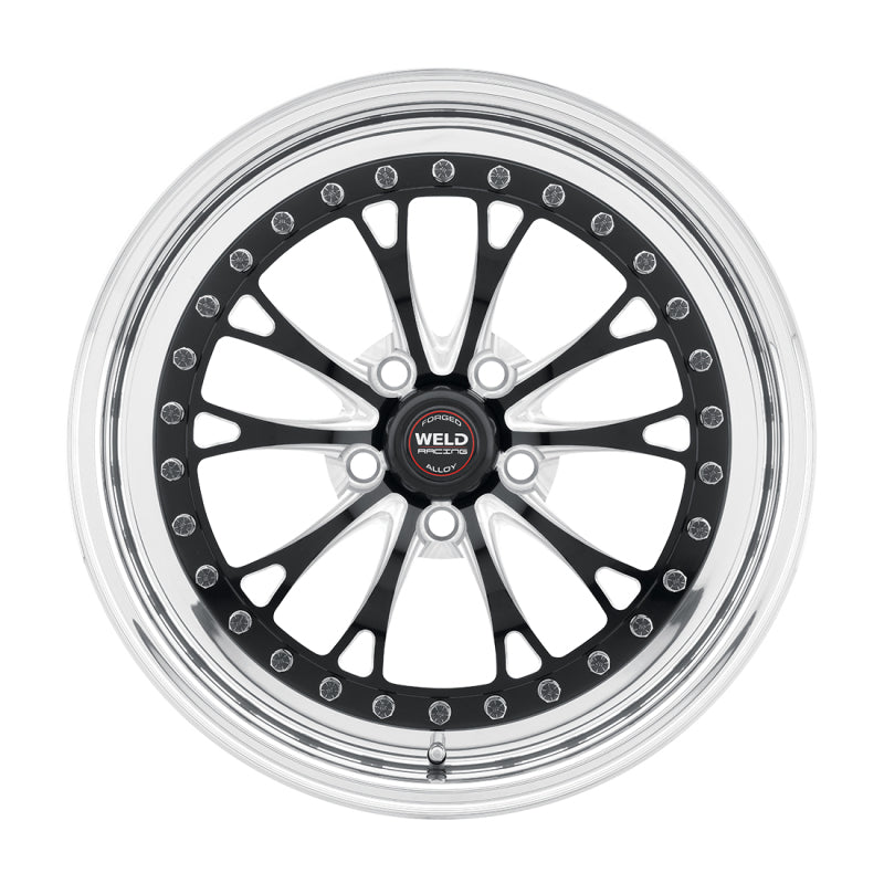 Load image into Gallery viewer, Weld Vitesse 17x10 / 5x4.5mm BP / 8in. BS Low Pad Black Wheel - Polished Non-Beadlock
