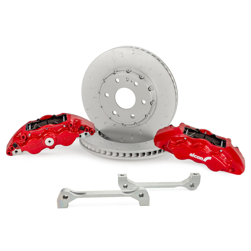 Load image into Gallery viewer, Alcon 19+ Silverado/Sierra 20+ Suburban/Tahoe/Yukon/Esc 355x33mm 6-Piston Red Caliper FRT Brake Kit
