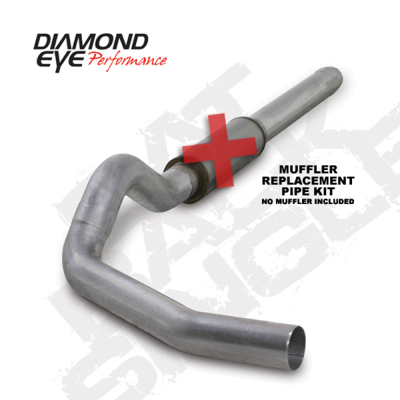 Load image into Gallery viewer, Diamond Eye KIT 5in Catback MFLR RPLCMENT PIPE Single AL: 2004.5-2007.5 DODGE CUMMINS 600
