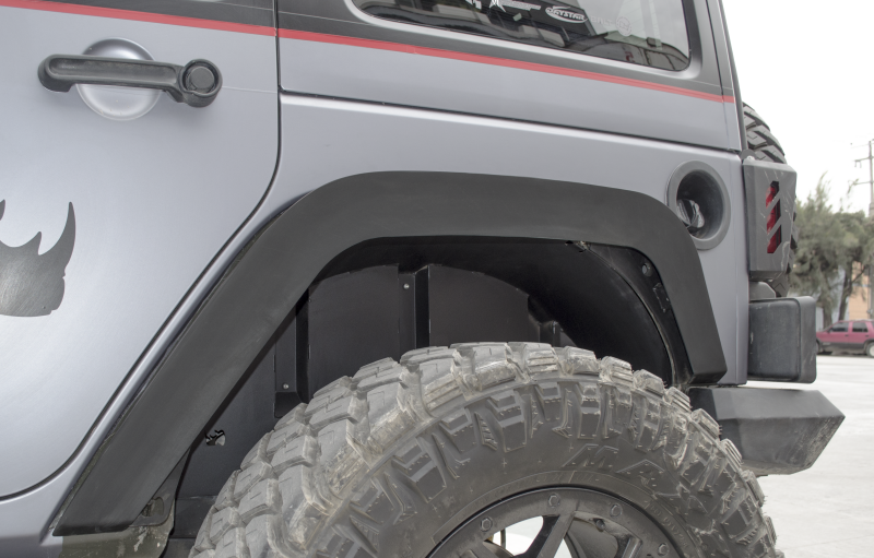 Load image into Gallery viewer, Go Rhino 07-18 Jeep Wrangler JK/JKU Rear Fender Liners
