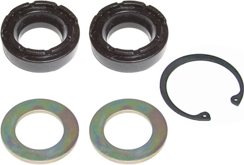 Load image into Gallery viewer, RockJock Johnny Joint Rebuild Kit 2in w/ 2 Bushings 2 Side Washers 1 Snap Ring
