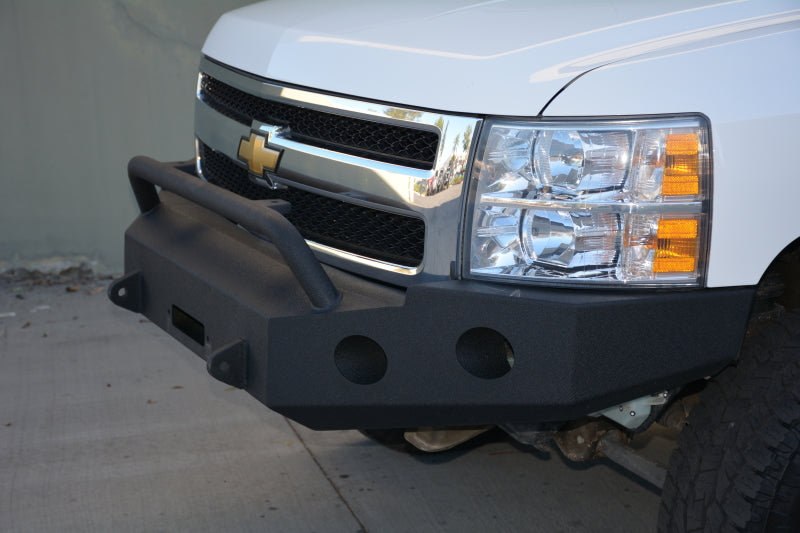 Load image into Gallery viewer, DV8 Offroad 07-13 Chevrolet Silverado 1500 Front Bumper - Black Powdercoat
