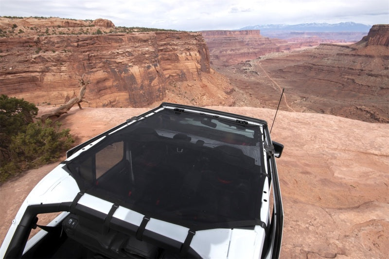 Load image into Gallery viewer, Rugged Ridge Eclipse Sun Shade Black Full 18-20 Jeep Wrangler JL 4-Dr

