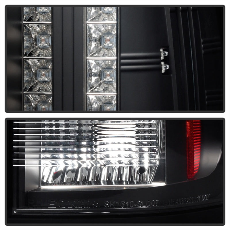 Load image into Gallery viewer, Spyder Chevy Silverado 07-13 LED Tail Lights Blk ALT-YD-CS07-LED-BK
