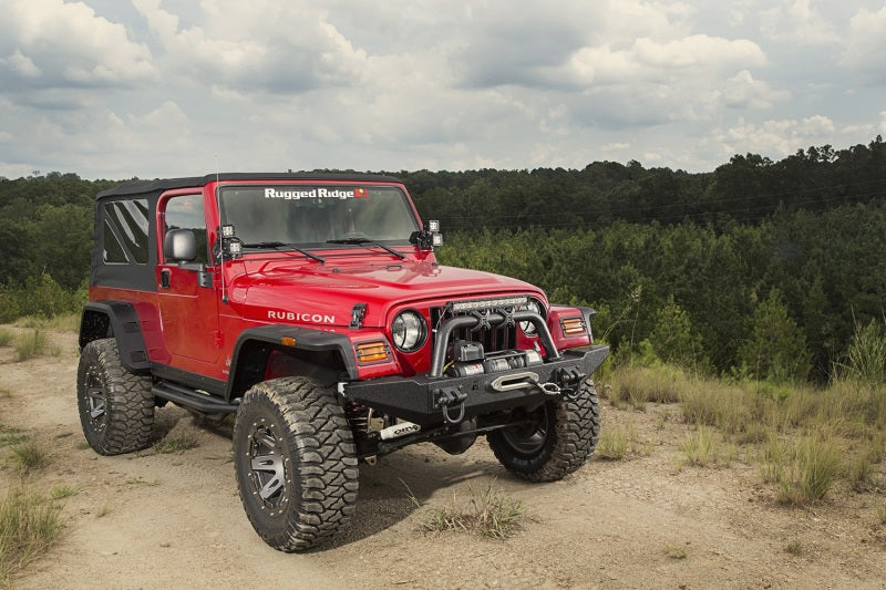 Load image into Gallery viewer, Rugged Ridge Hurricane Fender Flare Kit 97-06 Jeep Wrangler TJ
