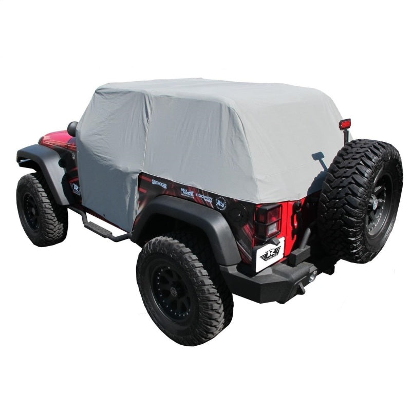 Load image into Gallery viewer, Rampage 2007-2018 Jeep Wrangler(JK) Cab Cover With Door Flaps - Grey
