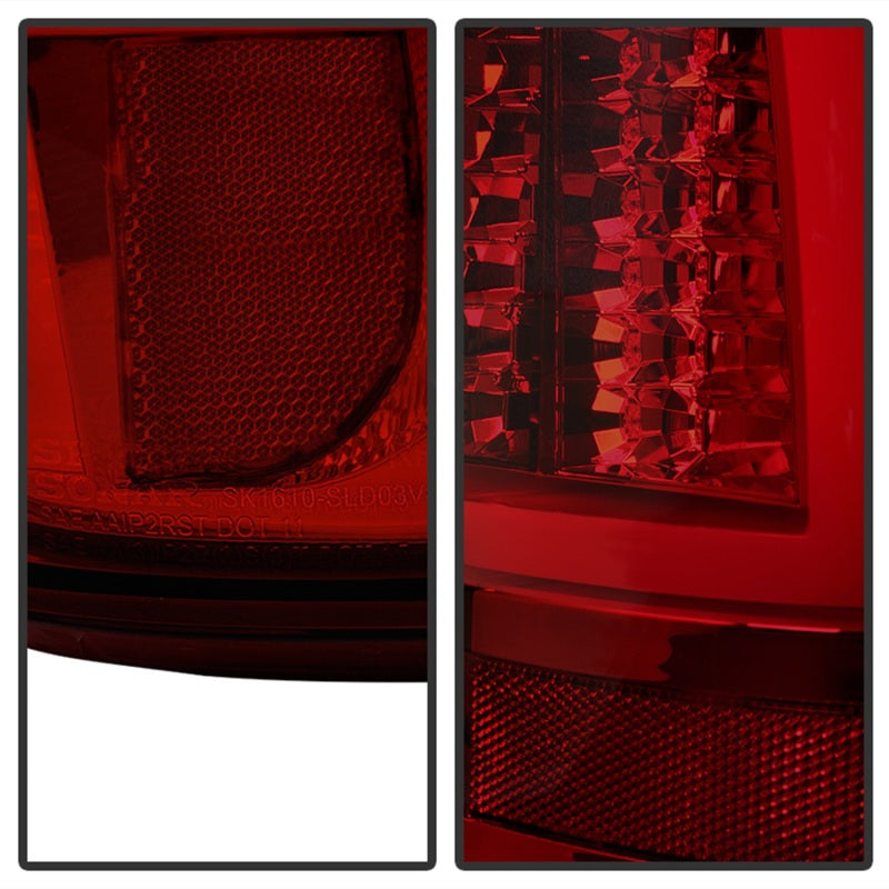 Load image into Gallery viewer, Spyder Chevy Silverado 1500/2500 03-06 Version 2 LED Tail Lights - Red Smoke ALT-YD-CS03V2-LED-RS
