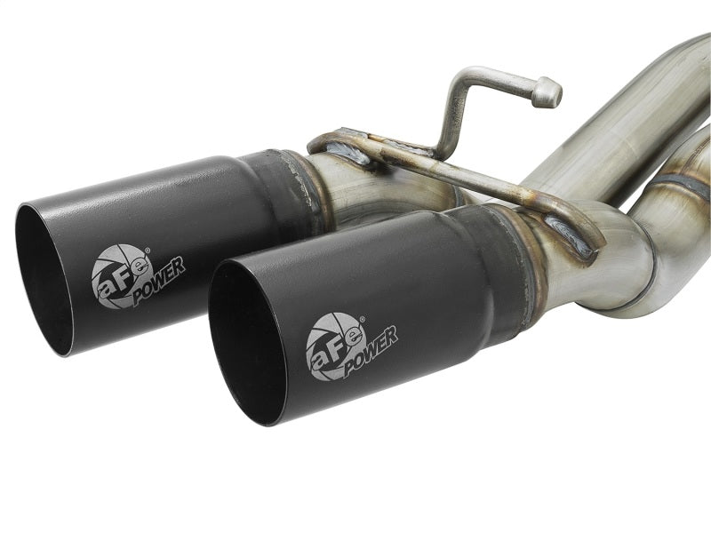 Load image into Gallery viewer, aFe Rebel Exhausts Cat-Back SS 16 Toyota Tacoma V6-3.5L w/ Black Tips
