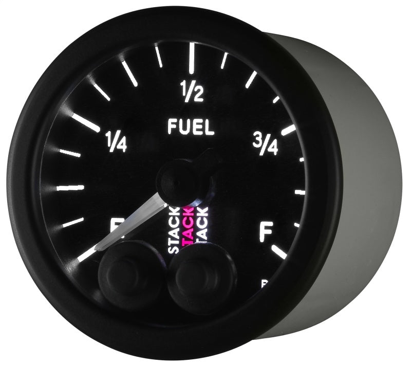 Load image into Gallery viewer, Autometer Stack 52mm 0-280 Ohm Programmable Pro-Control Fuel Level Gauge - Black
