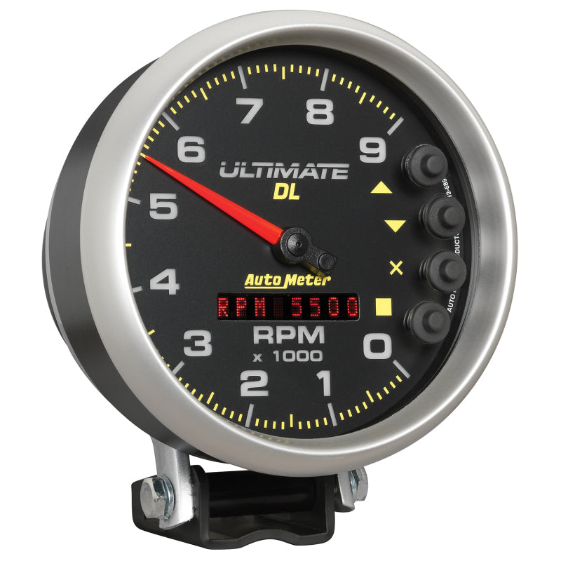 Load image into Gallery viewer, Autometer 5 inch Ultimate DL Playback Tachometer 9000 RPM - Black
