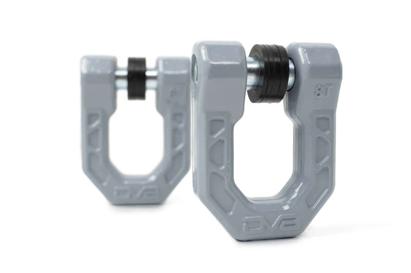 Load image into Gallery viewer, DV8 Offroad Elite Series D-Ring Shackles - Pair (Gray)
