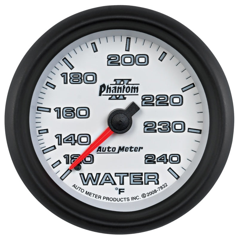 Load image into Gallery viewer, Autometer Phantom II 2-5/8in 120-240 Degree F Mechanical Water Gauge
