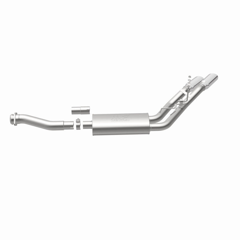 Load image into Gallery viewer, MagnaFlow 11-13 Ford F-150 Pickup Dual Same Side Before P/S Rear Tire Stainless CatBack Perf Exhaust
