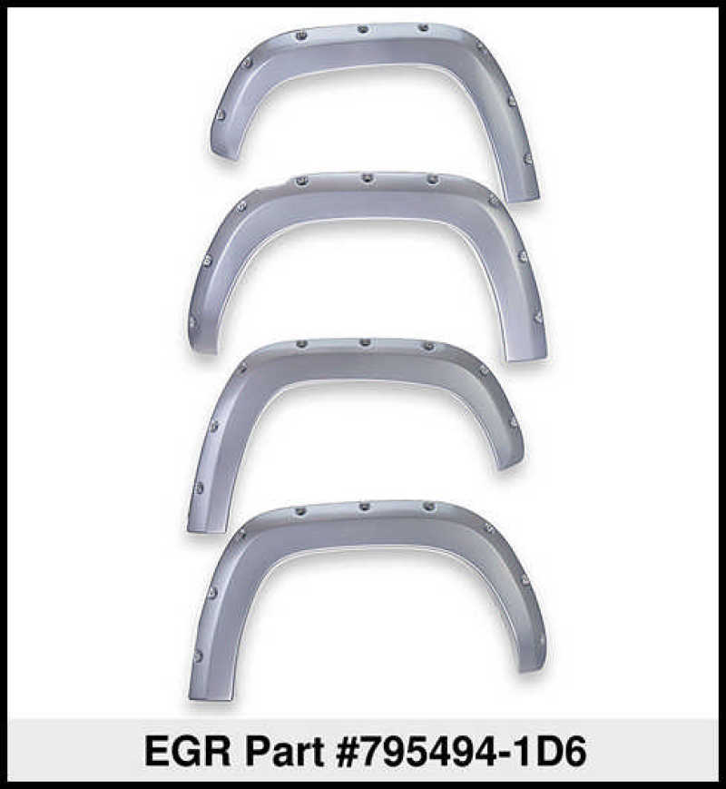 Load image into Gallery viewer, EGR 14+ Toyota Tundra Bolt-On Look Color Match Fender Flares - Set - Silver Sky
