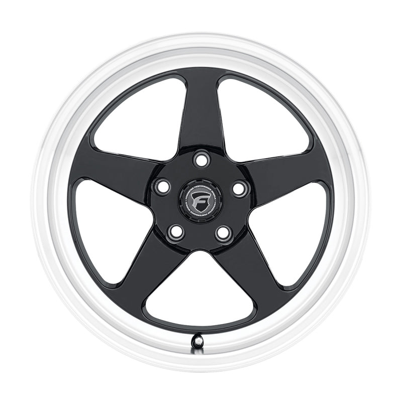 Load image into Gallery viewer, Forgestar D5 Drag 18x5.0 / 5x115 BP / ET-37 / 1.5in BS Gloss Black Wheel
