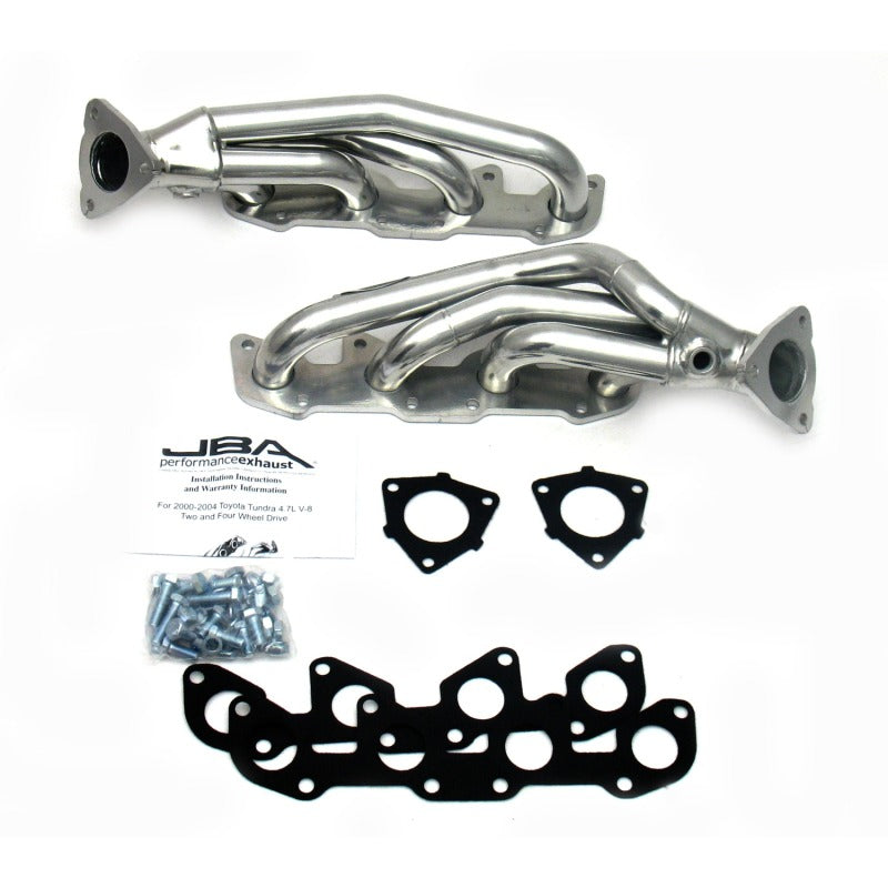 Load image into Gallery viewer, JBA 00-04 Toyota 4.7L V8 1-1/2in Primary Silver Ctd Cat4Ward Header
