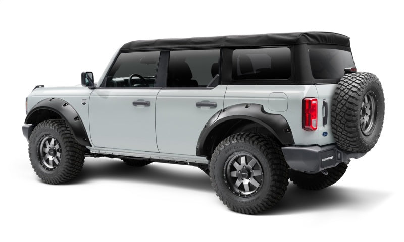 Load image into Gallery viewer, Bushwacker 2021+ Ford Bronco 4-Door Pocket Style Flares 4pc - Black
